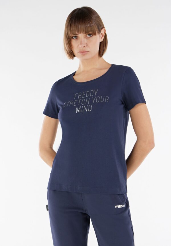 FREDDY T-SHIRT COTONE CON STAMPA S3WBCT7 ♀ - immagine 4