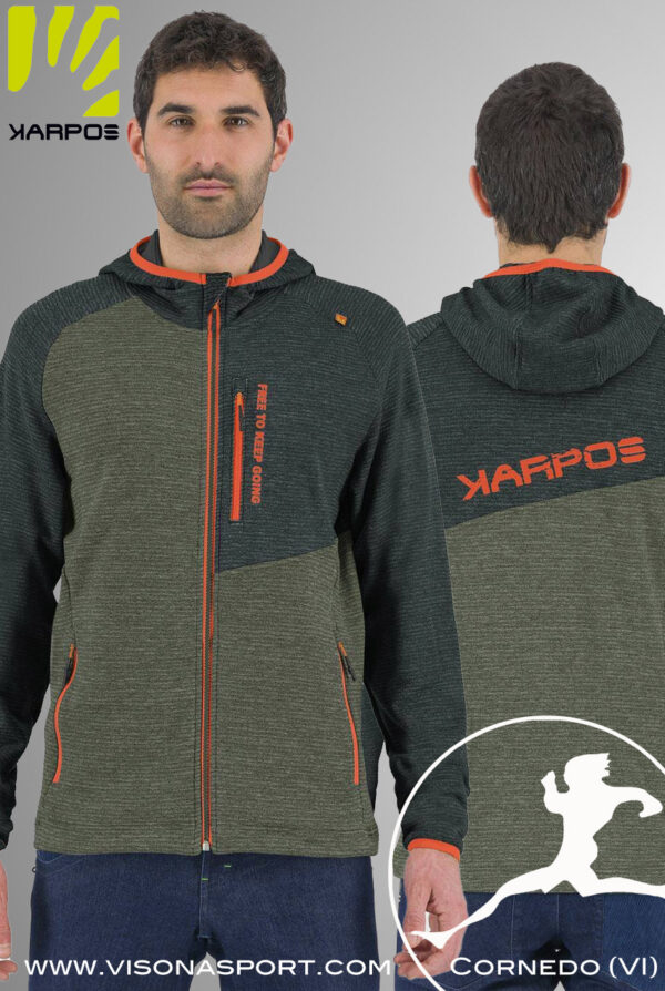 KARPOS CAMOSCIO FULL ZIP HOODIE 2531055 ♂