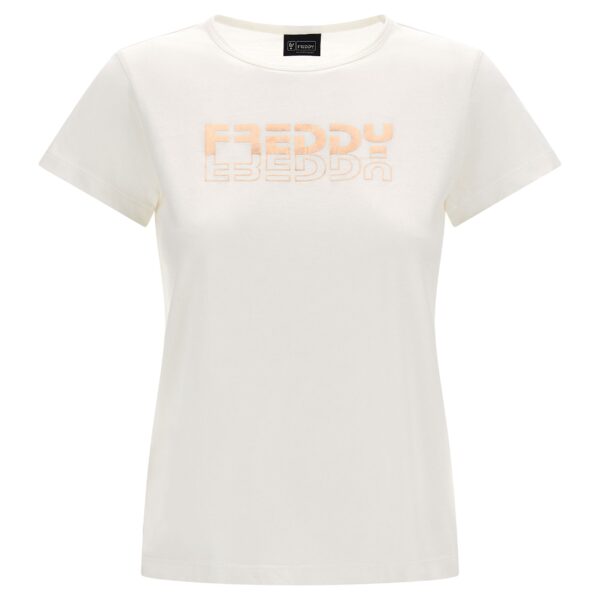 FREDDY T-SHIRT CON STAMPA LUCIDA F2WBCT8 ♀ - immagine 7