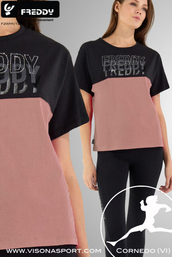 FREDDY T-SHIRT BICOLORE F2WMVT2 ♀