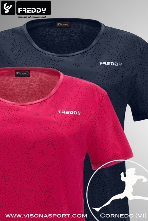 FREDDY T-SHIRT COTONE FANTASIA S3WBCT5C ♀