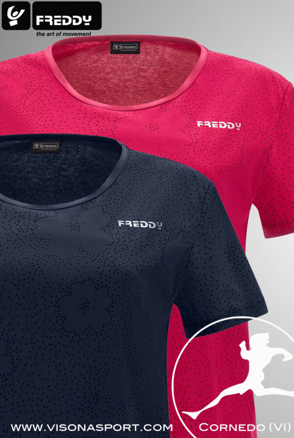 FREDDY T-SHIRT COTONE FANTASIA S3WBCT5C ♀