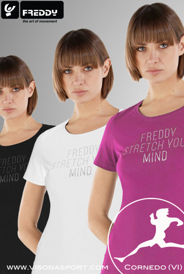 FREDDY T-SHIRT COTONE CON STAMPA S3WBCT7 ♀