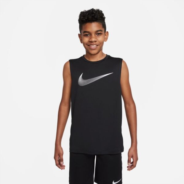 NIKE T-SHIRT SMANICATA MICROFIBRA DO7090-010 JR