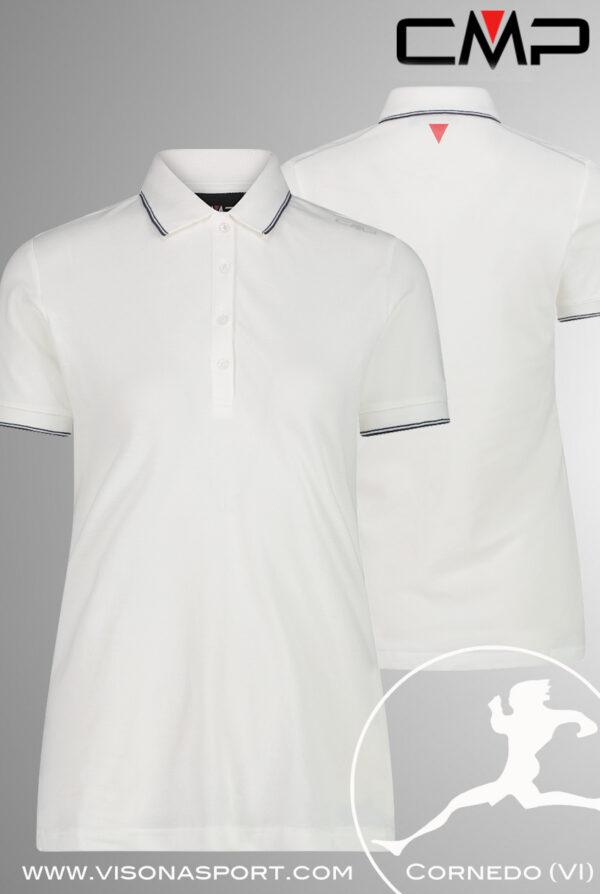 CMP POLO IN COTONE ELASTICIZZATO 33F7116 ♀