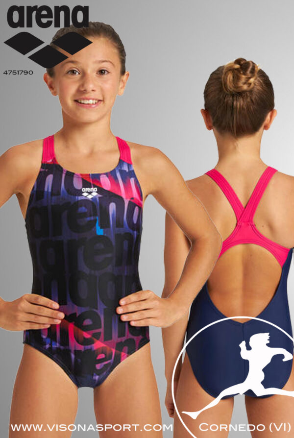 ARENA WAVES JRV BACK ONE PIECE 4751790 JR