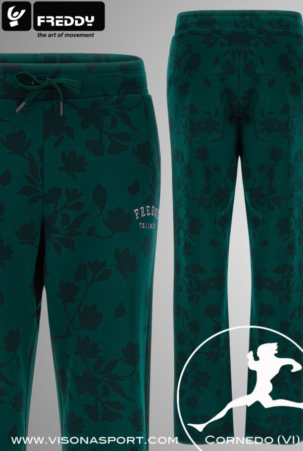 FREDDY PANTALONI IN FELPA CON STAMPA FANTASIA SKU F3WTRP2C ♀