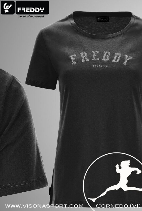 FREDDY T-SHIRT GIROCOLLO JERSEY CON STAMPA F3WTRT2 ♀