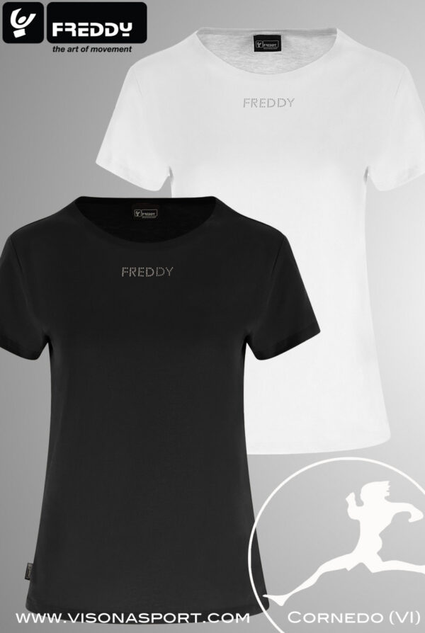 FREDDY T-SHIRT CON LOGO PICCOLO F3WMVT1 ♀