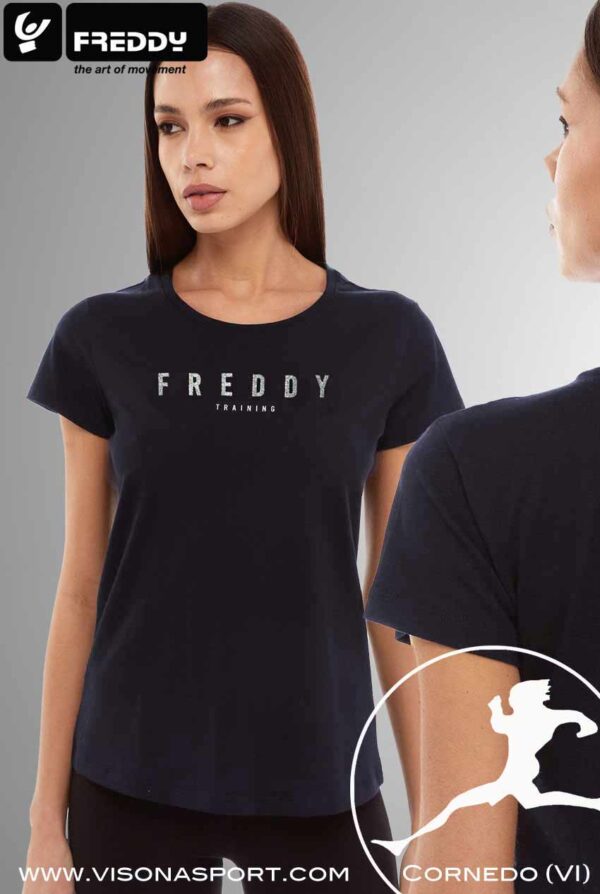 FREDDY T-SHIRT CON STAMPA E RICAMI S4WTRT2 ♀