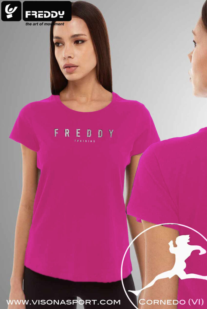 FREDDY T-SHIRT CON STAMPA E RICAMI S4WTRT2 ♀