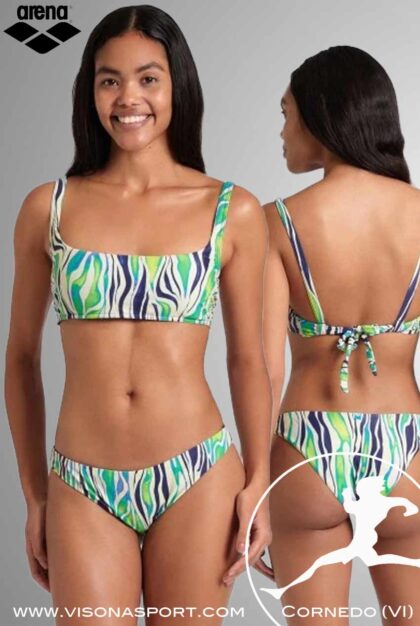 ARENA BRALETTE WATER PRINT BIKINI 007077601 ♀