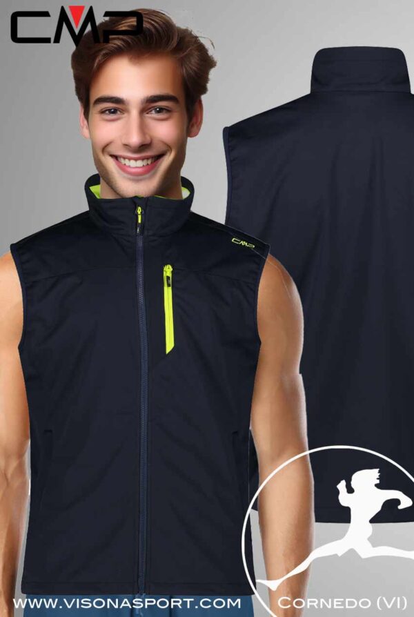 CMP GILET SOFTSHELL LEGGERO 30A9317 ♂