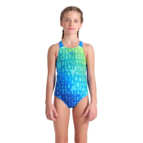 ARENA GIRL'S MULTICOLOURS SWIMSUIT V BACK JR - immagine 10